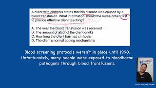 NCLEX Practice item Cirrhosis and Teaching [upl. by Cletus]