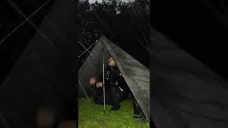 Solo Camping Real Heavy Rain at Night 🌧🌩 shorts [upl. by Venetis]