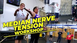 Median Nerve Glides CrossFit Shoulder Workshop [upl. by Anahcra]