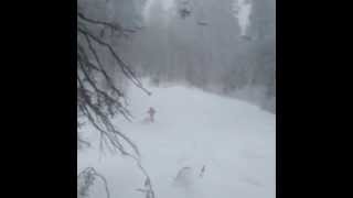 Aspen Highlands Powder Day January 2014 tecnicablizzard lekiusa [upl. by Adnovad]