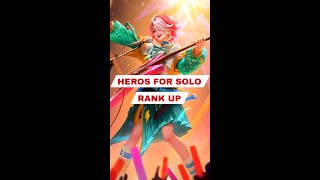 Best Heroes for ML RankUp BEST RANK UP HEROES mlbb ml [upl. by Dorion]