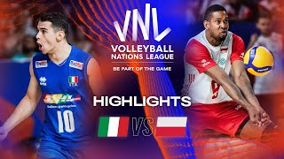 🇮🇹 ITA vs 🇵🇱 POL  Highlights Week 2  Mens VNL 2023 [upl. by Hsirrehc323]