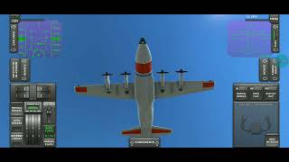 TURBOPROP FLIGHT SIMULATOR HC 130 START UP amp TAKE OFF ALTITUDE 30000 FEET [upl. by Ainimre]