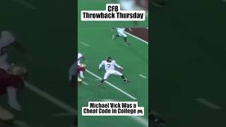 Michael Vick Was a Cheat Code at Virginia Tech 🎮  CFB Throwback Thursday [upl. by Darn41]