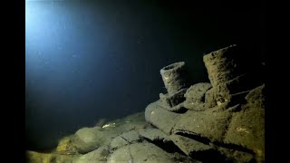 Cardboard of the Seas wreck  how she looks now 95 FEET below the surface2nd visit to the wreck [upl. by Meter]