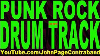 Punk Rock Drum Track 150 bpm DRUMS ONLY for Guitar and Bass [upl. by Jammal]