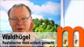 Realistischer Waldhügel einfach gemacht [upl. by Pate]