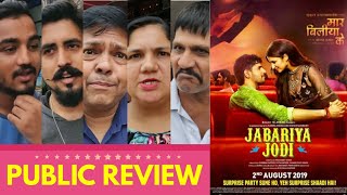 Jabariya Jodi Movie PUBLIC REVIEW  Sidharth Malhotra Parineeti Chopra Sanjay MishraJaved Jaffrey [upl. by Nessim]