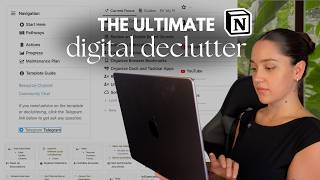 the ULTIMATE Digital Declutter with Notion ⭐️ simplify your life amp keep it clutterfree [upl. by Niltac707]