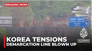 Korea tensions South Korea fires warning shots near the demarcation line [upl. by Tawney]