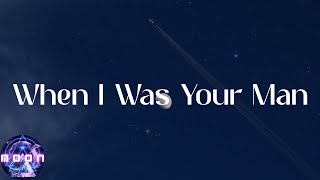 Bruno Mars  When I Was Your Man Lyrics [upl. by Kinimod]