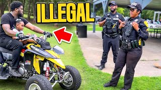 Cops THREATEN To Take My FOURWHEELER [upl. by Airet]