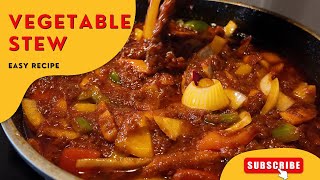 GHANAIAN VEGETABLE STEW RECIPE [upl. by Notlad929]