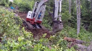 Blazing New Trails with Mini Excavator  Off Grid Cabin  Part 1 [upl. by Paresh]