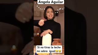 Ángela Aguilar una rara México Americana preparando chocolate la Abuelita con canela y Chantilly [upl. by Vesta]