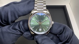 38mm Omega Aqua Terra  Shades ‘Bay Green’ [upl. by Oscar17]