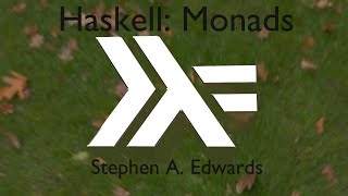 Haskell Monads A 5minute introduction [upl. by Jeritah159]