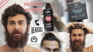 BEARDO Hair Shampoo amp The Man Company Pomade HONEST REVIEW  Effects Benefits How to use [upl. by Ayot]