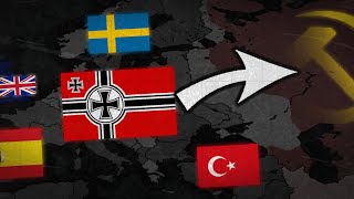 What if the AXIS conquered ALL of EUROPE during WW2 [upl. by Coleville]