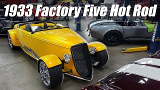 1933 Ford Roadster Factory Five Hot Rod For Sale Vanguard Motor Sales 2105 [upl. by Aselehc601]