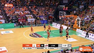 Zitina Aokuso Posts 18 points amp 10 rebounds vs Perth Lynx [upl. by Aicittel]