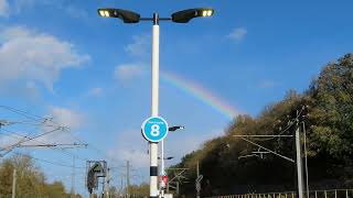 Rainbow over BerwickuponTweed Mon 21 Oct 24 [upl. by Loggia]