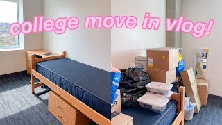 COLLEGE DORM MOVE IN VLOG 2021 [upl. by Earehs]