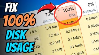 FIX 100 DISK USAGE in 5 Minutes Windows 1011 2024 [upl. by Emsoc]