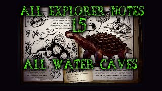 How To Find All Explorer Notes On The Island  Ark Survival Evolved  Part 15 [upl. by Ecinue518]