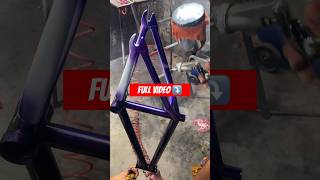 Repainting my bike frameforyou shorts youtubeshorts shortfeed reels subscribe [upl. by Huda]