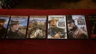 My Clint Eastwood Western Film Collection [upl. by Oberon]