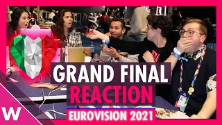 Eurovision 2021 Live reaction to grand final results [upl. by Pauline814]