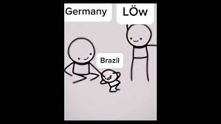 Germany vs Brazil 2014💀germany brazil worldcup football [upl. by Niasuh]