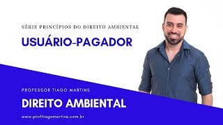 Princípio do Usuário Pagador  DIREITO AMBIENTAL [upl. by Australia]