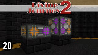 Divine Journey 2 Ep20 Applied Energistics Autocrafting Modded Minecraft [upl. by Nirik]