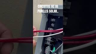 CIRCUITOS AC DE PANELES SOLAR SHORTS [upl. by Ranilopa]