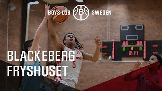 Blackeberg vs Fryshuset  63–77  P06 Boys U16 Nivå 1A [upl. by Larimer]