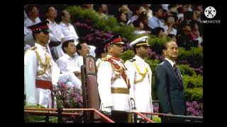 SAF march Tentera Singapura NDP 1991 [upl. by Yllut]