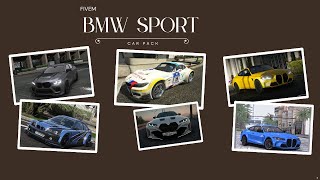 Fivem BMW Sport Car Pack [upl. by Prober]