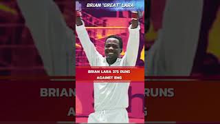 Brian Laras RecordBreaking 400 The Untouchable Test Cricket Masterclass  Unbroken Record shorts [upl. by Modla]