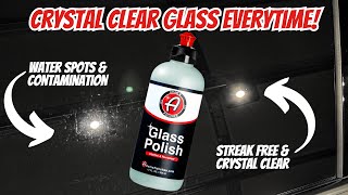 I Test Adams Glass Polish That Promises Crystal Clear Haze Free Spot Free Glass [upl. by Wadleigh]