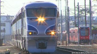 Amtrak Coaster amp BNSF Trains in San Diego CA May 18th 2013 [upl. by Enomys46]