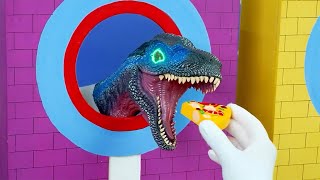 Dino Parents Rescue Their Dino Babies  Baby Dinosaur Rescue Mission  Kids Video YouTube [upl. by Nnylylloh255]