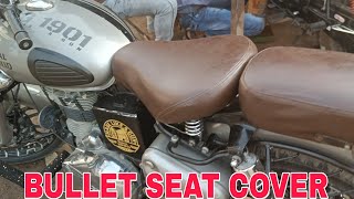 classic 350 bullet New install seat cover [upl. by Elnora]