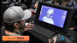 ZBrush 3DPWE Demonstration with Adam Ross Part 1 [upl. by Schroeder]