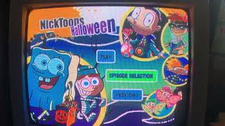 Nicktoons halloween dvd menu walkthrough from 2003 [upl. by Hcirteid913]