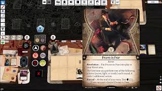 Lets Play Arkham Horror LCG Path to Carcosa Curtain Call [upl. by Austine]