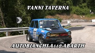 SALITA ALPE DEL NEVEGAL 2024  VANNI TAVERNA  AUTOBIANCHI A112 ABARTH  VIDEO BY BELLUNOVIDEO [upl. by Hellene]