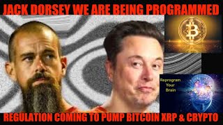 HOLY SH JACK DORSEY WE ARE BEING PROGRAMMED REGULATION COMING TO PUMP BITCOIN XRP amp CRYPTO [upl. by Casaleggio]