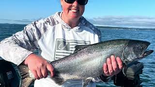 Puget Sound Chinook amp Coho Fishing  July 18 2024 [upl. by Napra]